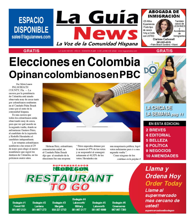 La Guia News Digital 3 de junio, 2022