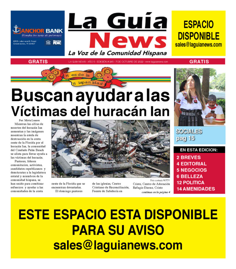 La Guia News Digital 7 de octubre, 2022