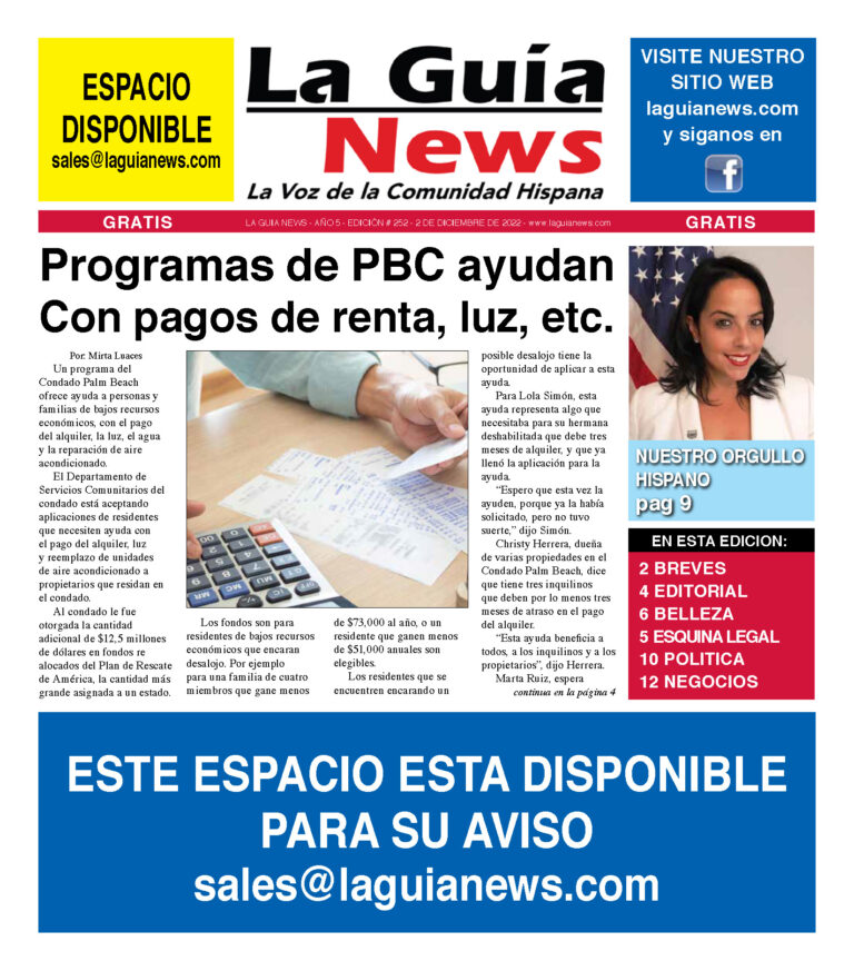 La Guia News Digital 2 de Diciembre, 2022
