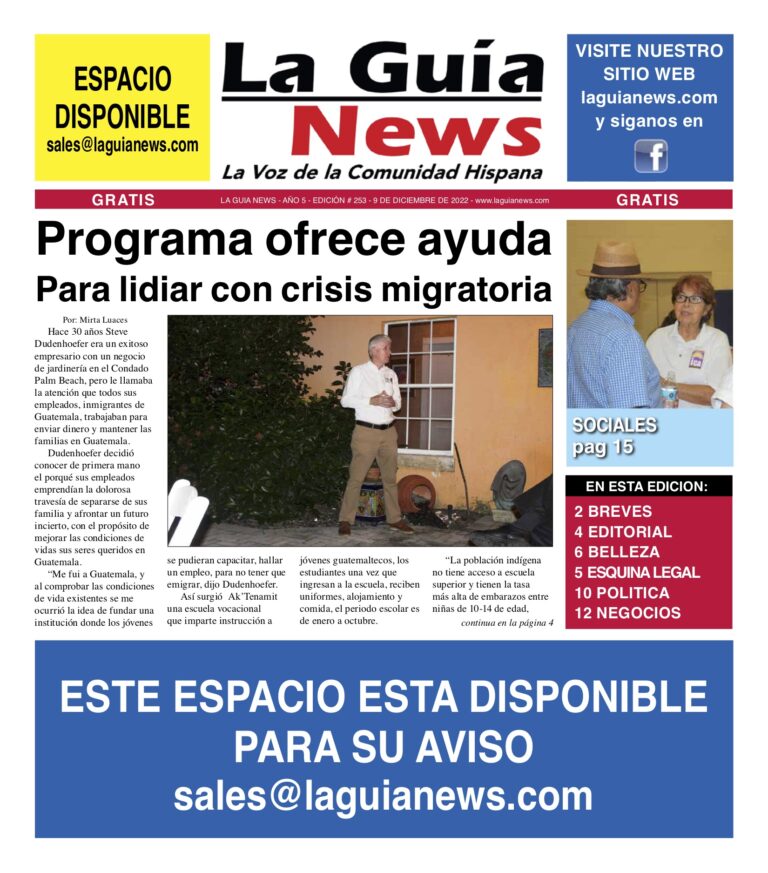 La Guia News Digital 9 de Diciembre, 2022