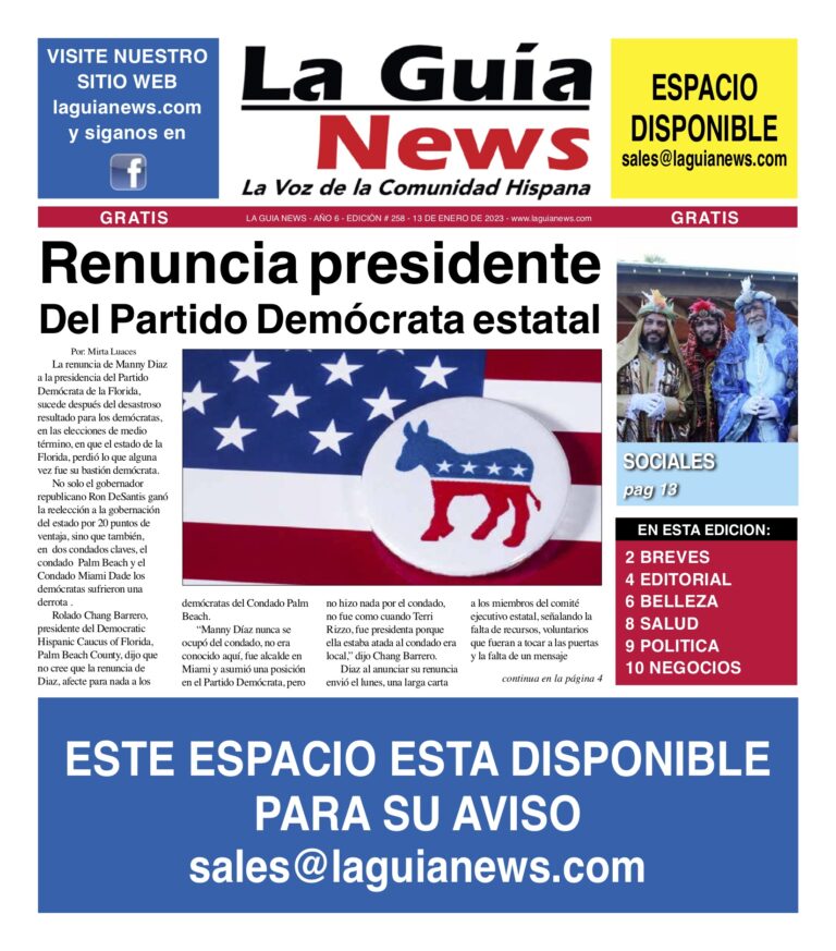 La Guia News Digital 13 de enero, 2023