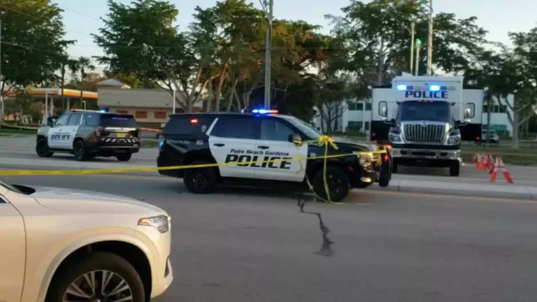 Policía investiga tiroteo durante accidente de tráfico en Palm Beach Gardens