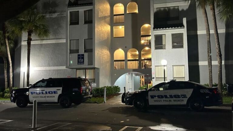La policía de West Palm Beach lleva a cabo una investigación de homicidio en un condominio
