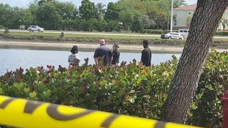 Actualizacion: Cuerpo de hombre encontrado 3 días después de estrellarse en estanque cerca de tienda Target en Royal Palm Beach